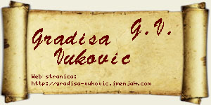 Gradiša Vuković vizit kartica